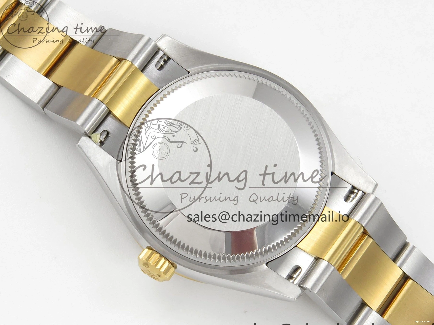 0401 DateJust 31 278383RBR THBF 1:1 Best Edition 904L Steel White Roman Dial Diamonds Bezel on SS YG Oyster Bracelet HZ Cal. Minimalist 44